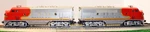 Lionel 2353 Santa Fe Aa-in Original Boxes And Master Carton-fully Serviced. Fixed Price $800.00.