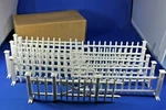 Plasticville O/s CF-5 Picket Fence & Gate Dealers Box Excellent+++. Fixed Price $42.75.