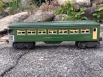 Vtg Lionel 6441 Pullman Observation Car Post-war Green Pressed Metal Gauge. Fixed Price $35.00.