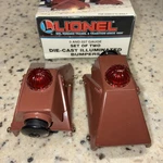Lionel 6-2283 Diecast Metal Illuminated Bumper 2-PACK Ex. Fixed Price $12.59.