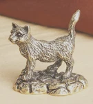 Cat Statue Antique Victorian Hello Gold Lustre Vintage Pussy Kitty Kitten Uk. Fixed Price $19.46.