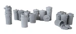 Bar Mills 4022 O Scale Garbage Pail Asst. Fixed Price $15.99.