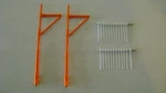 Lionel 3424-76 Orange POLE(2)-3424-78 ROD(2)-3424-78 TELLTALES(12). Fixed Price $22.95.