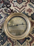 Vintage Watson-stillman Company Brass Steam Gauge 7.5 Inches. Fixed Price $100.00.