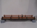 Vintage K-line Scale Foot Bridge With Figure + Piers 13" Long. Fixed Price $29.99.