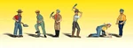 Woodland Scenics 2723 Scale Accents Track Workers PKG(6). Fixed Price $26.99.