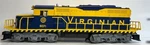 Vintage Lionel Virginan Sd 18 Diesel Locomotive 6-8071 Pullman Engine 0-027 -new. Fixed Price $119.99.