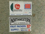 Microscale Decals Gauge 48-348 Packing House Cold Storage Signs 2 Sheets N74. Fixed Price $13.99.
