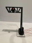 Lionel 6-12763 Operating Single Signal Bridge Gauge Red Light Works As-is. Fixed Price $15.13.