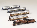8108 Marklin Z-scale Orient Express Locomotive Train Set, New Box Tested Ok. Fixed Price $499.00.