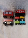 Wooden Ramp Replacements 2 Circus Carts And 1 Sodor Line Caboose. Fixed Price $29.99.