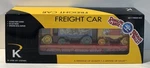 K-line Scale Ringling Bros Flat Car #76 W/3 Circus Wagons 6-22498. Fixed Price $70.00.