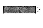 Plastruct Chain Link Fence - Ho Scale Model Railroad Accessory #90451. Fixed Price $12.63.