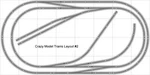 Bachmann E-z Track Train Layout #002 Set Ho Scale 4' X 8' Wire Switches. Fixed Price $809.95.