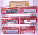 1992 K-line Kcc Premier Ed K-90001 K90002 Tank K90003 X-mas Box K90004 Gondola. Fixed Price $59.97.