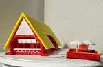 Assembled Model "a" Frame Restaurant T, Z, N, Ho, S, & Scales Gauge. Fixed Price $59.99.