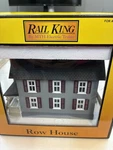 King Row House Model Railroad Buidling Gray Red Shutters Gauge #30-9024. Fixed Price $59.95.