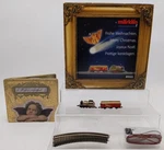 Marklin 81522 Christmas Z Gauge Steam Freight Starter Train Set Ex/box. Fixed Price $258.49.