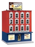 Mth Railking Salt & Batter Restaurant Story City Building 30-90348! Gauge. Fixed Price $74.99.