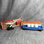 Lionel 6162-110 Gondola Car W/ Canister & 6-2152 Automated Crossing Gate. Fixed Price $17.49.