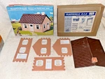 Plasticville Cape Cod House & Gauge 1502-89 Pink With Original Box. Fixed Price $14.95.