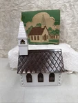 Vintage Train- O' Gauge Plasticville Church Box With Bell -missing Half Roof. Fixed Price $15.99.
