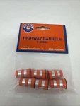 Lionel Highway Barrels (6) Gauge Train Construction Roadway Work 6-32922. Fixed Price $9.87.