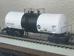 Caustic Soda - Gatx 16K Funnel Flow Liquids Tank Car Ho Scale " Gold Line New. Fixed Price $65.95.
