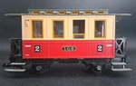 Lehmann Lgb The Big Train Set Scale Red Car Nichtraucher West Germany 20301. Fixed Price $49.99.