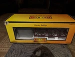 Rail King By Mth Trains Scale Silver Girder Bridge(d)new Box(c). Fixed Price $21.00.