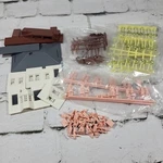 Bachmann Ho Scale Plasticville Usa Traffic Signs Figures Power Line Poles. Fixed Price $19.99.
