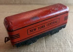 Marx New York Central Red Tender Six Inch Gauge. Fixed Price $21.57.