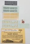 Champ E-55 Great Northern Diesel Locomotive Set. Fixed Price $9.00.