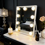 Hollywood Vanity With 9 Bulb 3 Color Modes Dimmable Led Tabletop Makeup Mirror. Fixed Price $23.00.