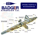 Badger Airbrush Spare Parts Genuine Accessories. Fixed Price $23.60.