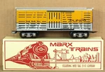 New/modern Marx 7357-P D&rgw Slotted Stock Car O-gauge Nos (red Box). Fixed Price $129.99.