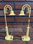 (2) Lionel Metal Lamp Post 58-19 Cream Color 7.5 0/.027 Gauge (no Bulb). Fixed Price $49.99.