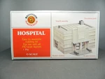 Scale Bachmann Plasticville No. 1961 Hospital Kit New In Box. Fixed Price $15.25.