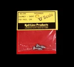 Scale Keil Line Products Passenger Car Short Chimney (2), Part 48-249, Nos. Fixed Price $9.35.