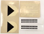 Champ Scale Decals #EH-212 Cp Rail Hood Diesel (white/black ). Fixed Price $7.89.