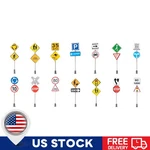 14 Pcs Diy Table Mini Traffic Signs Scale Model Road Diorama Accessories. Fixed Price $16.55.