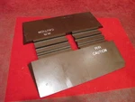 Marx Train Brown Plastic O27 Grade Track Crossing Ramp Rr Caution 8 1/2". Fixed Price $9.95.