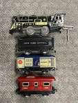+ Marx Gauge 897 Steam Locomotive & Nyc Tender 2 Car Freight Set 555 556. Fixed Price $150.00.