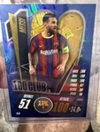 2020-21 Topps Match Attax Ucl 100 Club Lionel Messi #CL9 0CO1. Fixed Price $14.50.