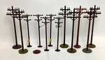 Open Box Set Of 12 Lionel Used Telephone Poles 6-62181. Fixed Price $14.99.