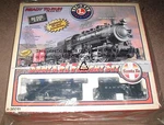 Lionel New 6-30091 Santa Fe Freight Set (conventional 0-8-0 Steam Loco #123). Fixed Price $299.81.