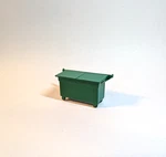 Arttista #1203 - Garbage Dumpster Scale Figure Model Trains New. Fixed Price $17.60.
