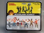 Woodland Scenics Shootin Hoops Gauge Train Figures Basketball Sports WDS2760. Fixed Price $21.94.