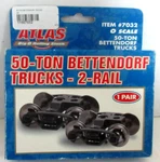 Scale Atlas 7032 5-TON Bettendorf TRUCK-2-RAIL 1 Pair. Fixed Price $39.95.