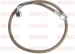 Big End 21324 #4 Brake Line Stainless Braid Clear Cover STRAIGHT-90 24". Fixed Price $37.90.